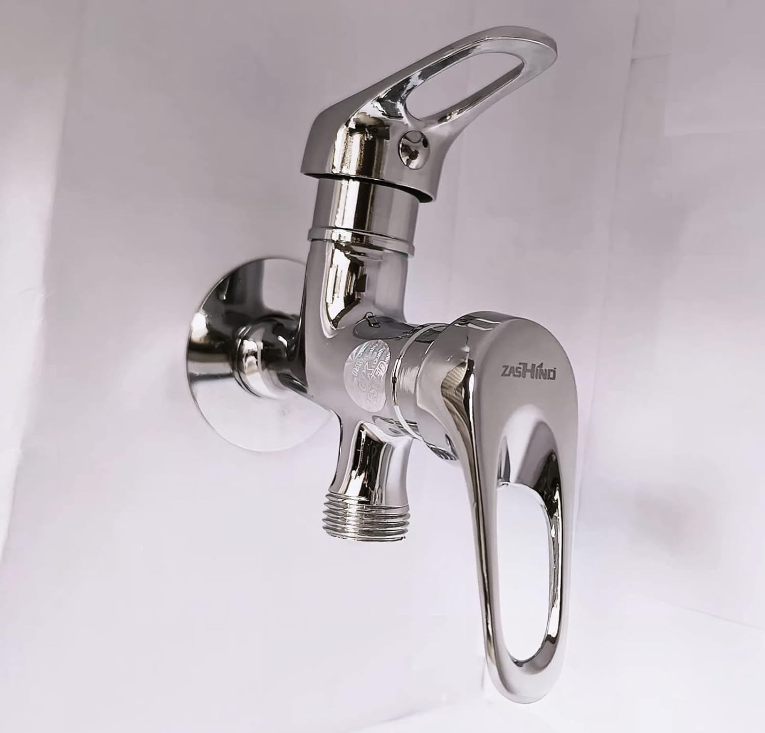ZASHIND Gaps 2WAY Angle Cock with Wall Flange Long Body Tap/Quarter Turn Faucet for Kitchen/Bathroom Fitting - Image 7