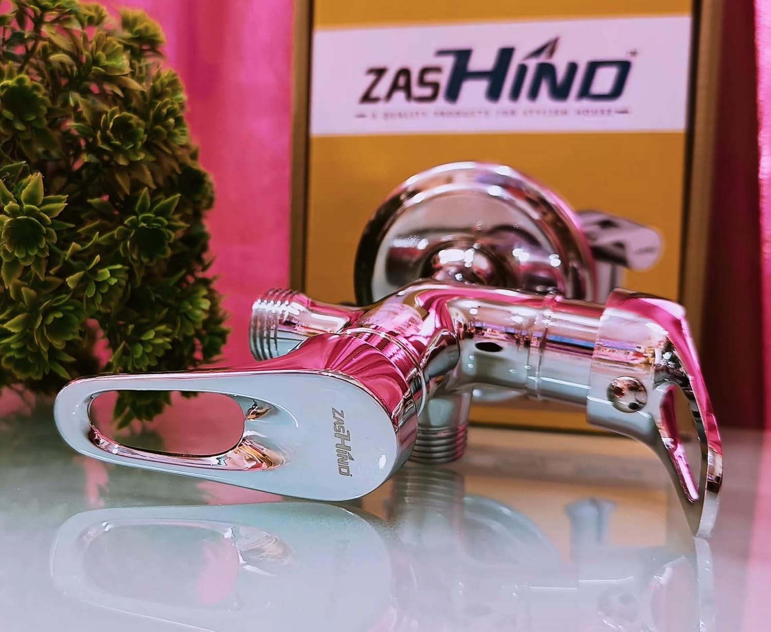 ZASHIND Gaps 2WAY Angle Cock with Wall Flange Long Body Tap/Quarter Turn Faucet for Kitchen/Bathroom Fitting - Image 5