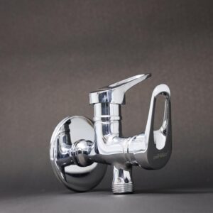 ZASHIND Gaps 2WAY Angle Cock with Wall Flange Long Body Tap