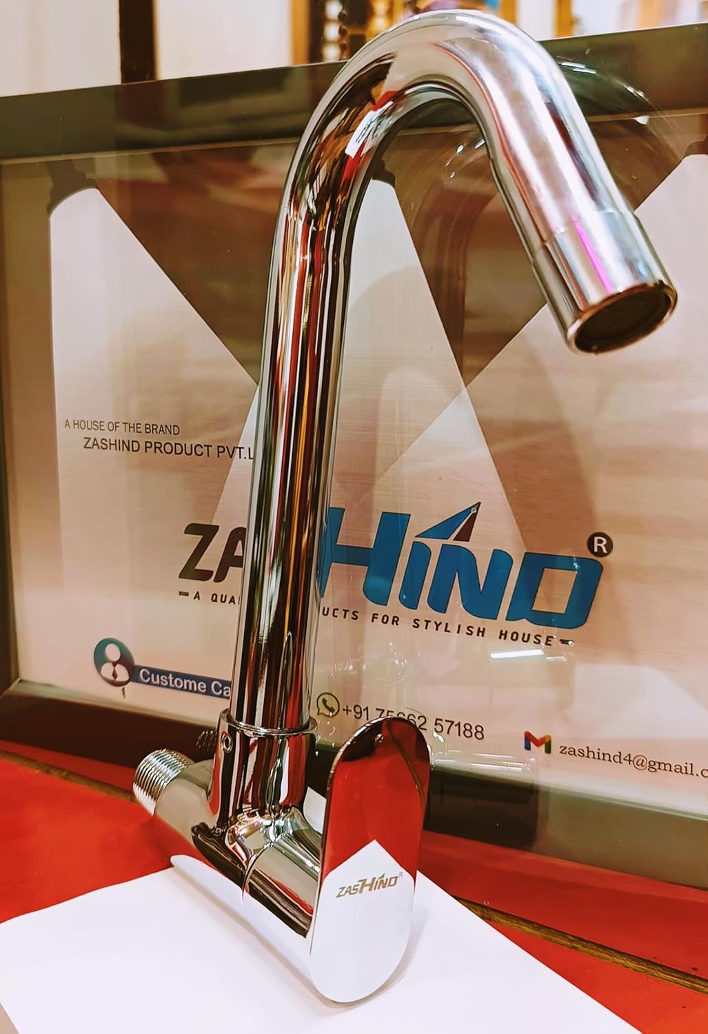 ZASHIND Oppo Sink Cock 3318 – Premium Brass Faucet, Chrome Finish - Image 2