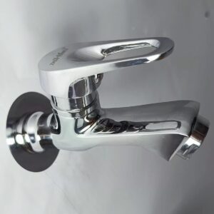 ZASHIND Gaps Bib Cock Tap with Wall Flange Short Body Tap